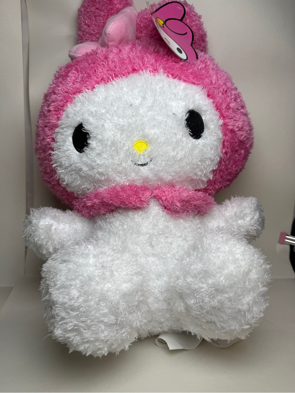 NWT Sanrio My Melody 22" Fuzzy Plush Jay Franco Pink White Stuffed Animal